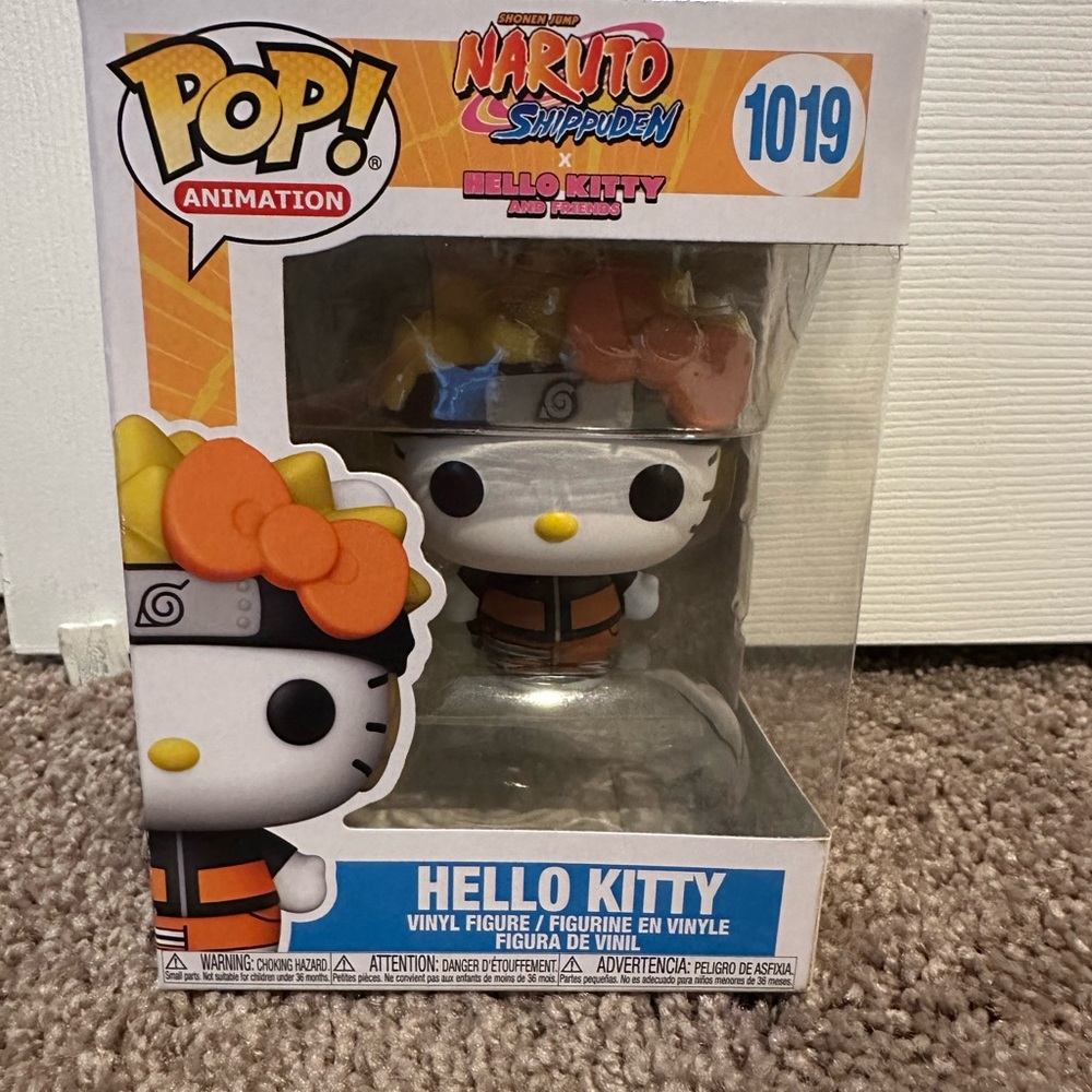 Funko Pop! Hello Kitty Naruto Figure - Orange and Black